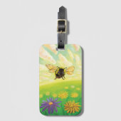 Bumblebee op de horizon bagagelabel (Voorkant (verticaal))