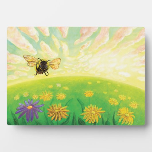 Bumblebee op de horizon fotoplaat (voorkant)