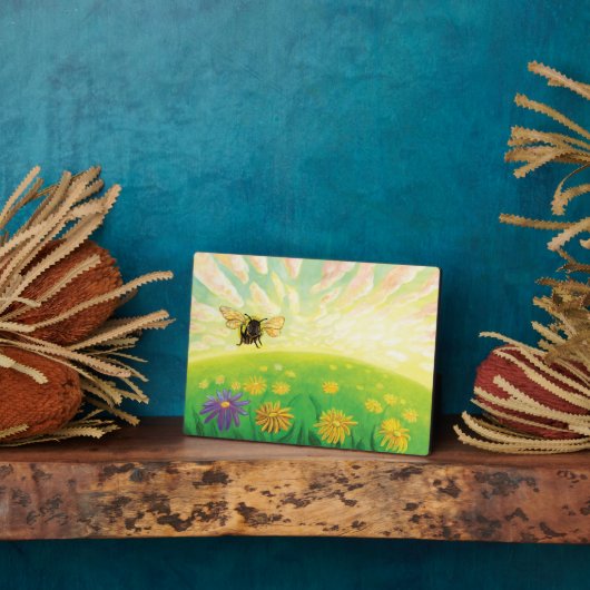 Bumblebee op de horizon fotoplaat (Zijkant)