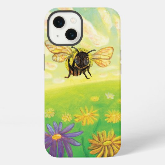 Bumblebee op de horizon iPhone hoesje (Achterkant)