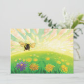 Bumblebee op de horizon kaart (Staand voorkant)