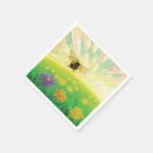 Bumblebee op de horizon servet (Hoek)