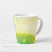 Bumblebee op de Horizon small Latte Mok (Rechterhoek)