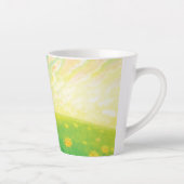 Bumblebee op de Horizon small Latte Mok (Rechts)
