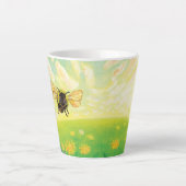 Bumblebee op de Horizon small Latte Mok (Voorkant)