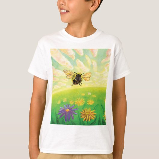 Bumblebee op de horizon t-shirt (Voorkant)