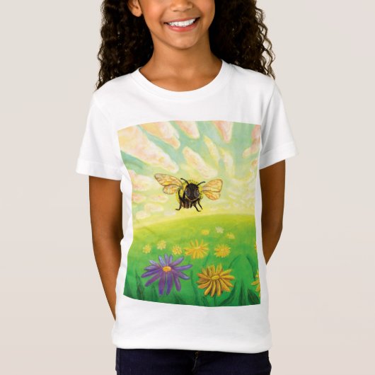 Bumblebee op de horizon t-shirt (Voorkant)