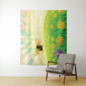 Bumblebee op de horizon wandkleed (In situ)