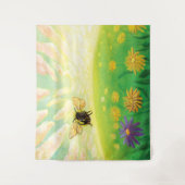 Bumblebee op de horizon wandkleed (Voorkant)