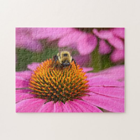 Bumblebee op het werk - 11x14 - 252 pcs. Bloed Puz Legpuzzel (Horizontaal)