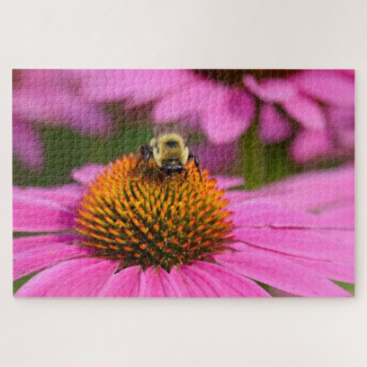 Bumblebee op het werk - 20x30 - 1.014 pcs - aanjag legpuzzel (Horizontaal)