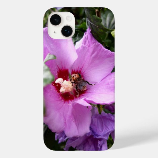 Bumblebee op Hibiscus Flower Case-Mate iPhone Case (Achterkant)