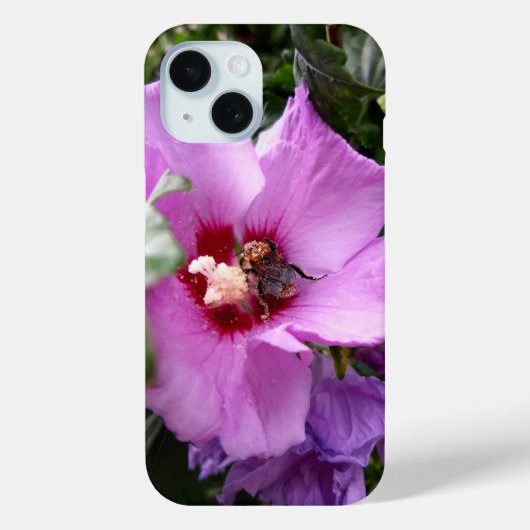 Bumblebee op Hibiscus Flower Case-Mate iPhone Case (Achterkant)