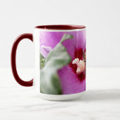 Bumblebee op Hibiscus Flower Mok (Links)