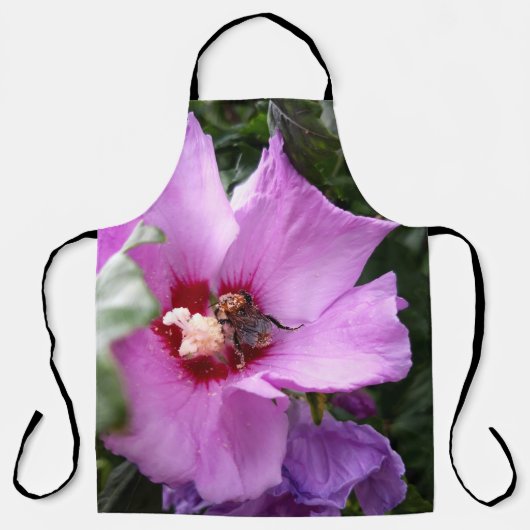Bumblebee op Hibiscus Flower Schort (Voorkant)