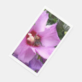 Bumblebee op Hibiscus Flower Servet (Hoek)