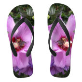 Bumblebee op Hibiscus Flower Teenslippers (Voetbed)