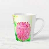 Bumblebee op kleine latte mok met dandelion (Rechts)