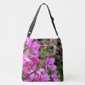 Bumblebee op vuurwerk crossbody tas (Achterkant)