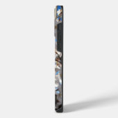 Bumblebee op wilde kersenbloei iPhone hoesje (Linkerkant)