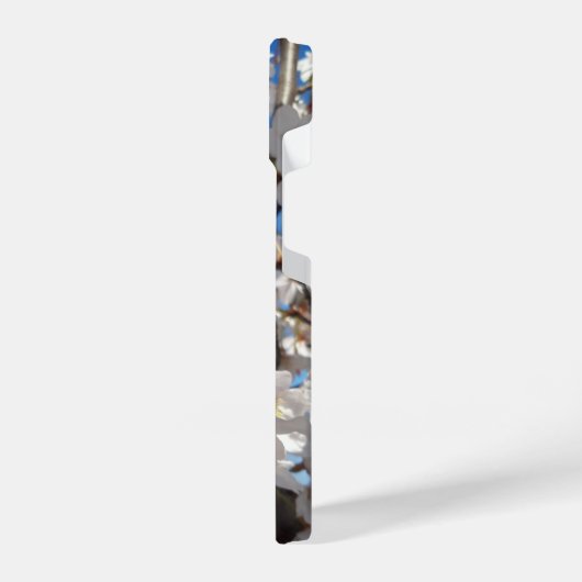 Bumblebee op wilde kersenbloei iPhone hoesje (Linkerkant)