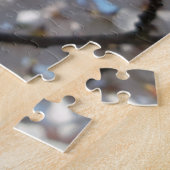 Bumblebee op wilde kersenbloei legpuzzel (Zijkant)