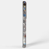 Bumblebee op wilde kersenbloei samsung galaxy hoesje (Rechterkant)