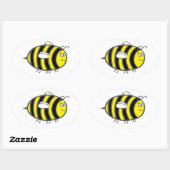 Bumblebee Ovale Sticker (Vel)