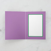 Bumblebee, paarse klaver, natuur scène, echt afbee kaart (Binnen)