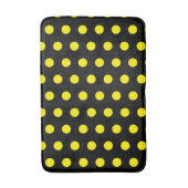 Bumblebee Patronen Gele Polka Dots Black Cute Badmat (Voorkant Verticaal)