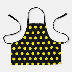 Bumblebee Patronen Gele Polka Dots Black Cute Schort