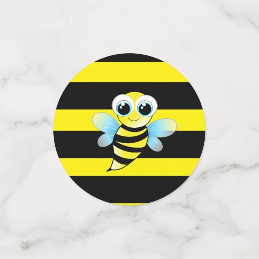 Bumblebee persoonlijke Confetti van Baby shower (Kleine voorkant)