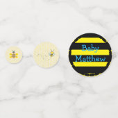 Bumblebee persoonlijke Confetti van Baby shower (Achterkanten)