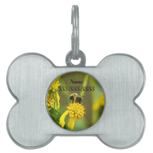 Bumblebee Pet Tag Huisdieren Naamplaatje (voorkant)