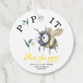 Bumblebee - Pop het! Als ze poppen! Bedankjes Labels (Voorkant)