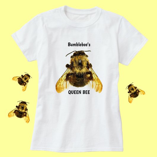 BumbleBee Queen Bee fotografisch T-shirt