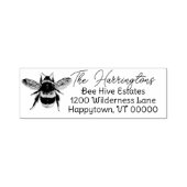 Bumblebee Retouradres Herbruikbare Inktstempel Zelfinktende Stempel (Design)