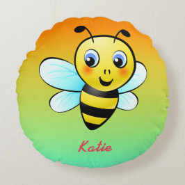Bumblebee Rond Kussen