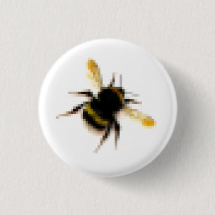 Bumblebee. Ronde Button 3,2 Cm