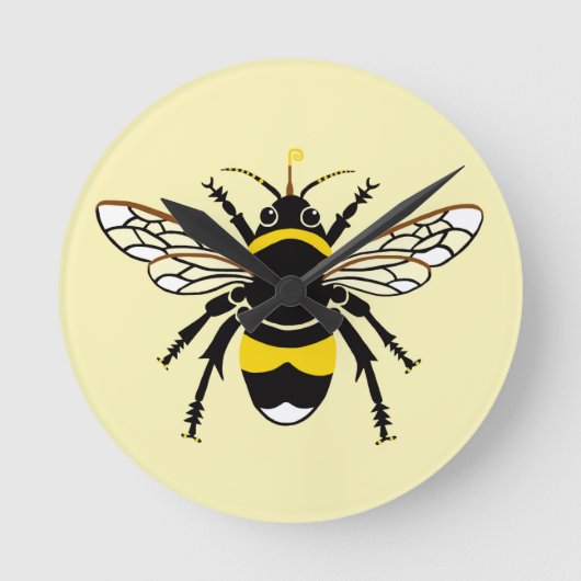 Bumblebee -  ronde klok (Voorkant)