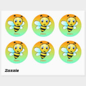 Bumblebee Ronde Sticker (Vel)