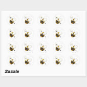 Bumblebee Ronde Sticker (Vel)