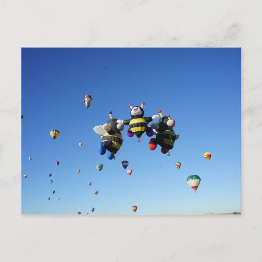 Bumblebee Trio Briefkaart (Voorkant)