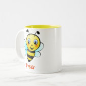 Bumblebee Tweekleurige Koffiemok (Voorkant links)