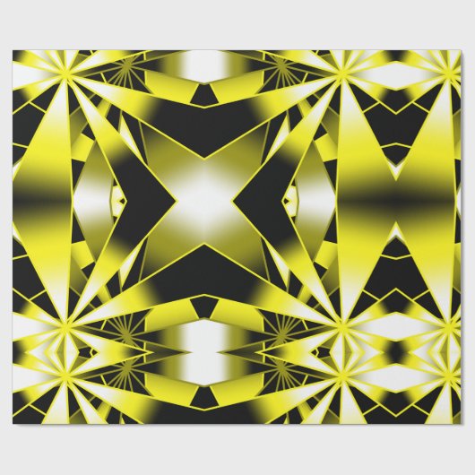 Bumblebee verloopkleur Vulling perspectieftekening Cadeaupapier (Vlak)