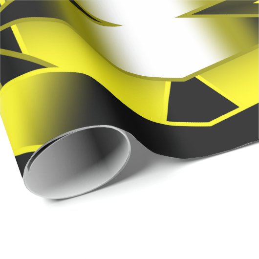 Bumblebee verloopkleur Vulling perspectieftekening Cadeaupapier (Rol Hoek)