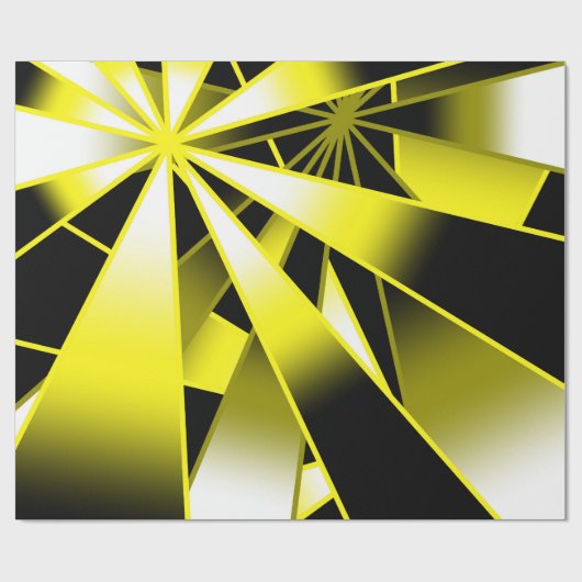 Bumblebee verloopkleur Vulling perspectieftekening Cadeaupapier (Vlak)