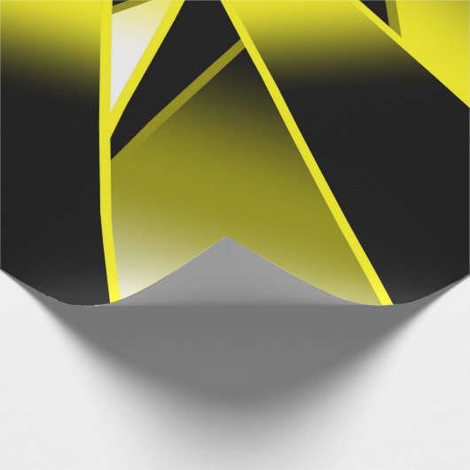 Bumblebee verloopkleur Vulling perspectieftekening Cadeaupapier (Hoek)