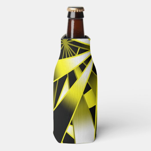 Bumblebee verloopkleur Vulling perspectieftekening Flesjeskoeler (Fles Voorkant)