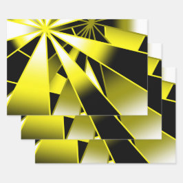 Bumblebee verloopkleur Vulling perspectieftekening Inpakpapier Vel